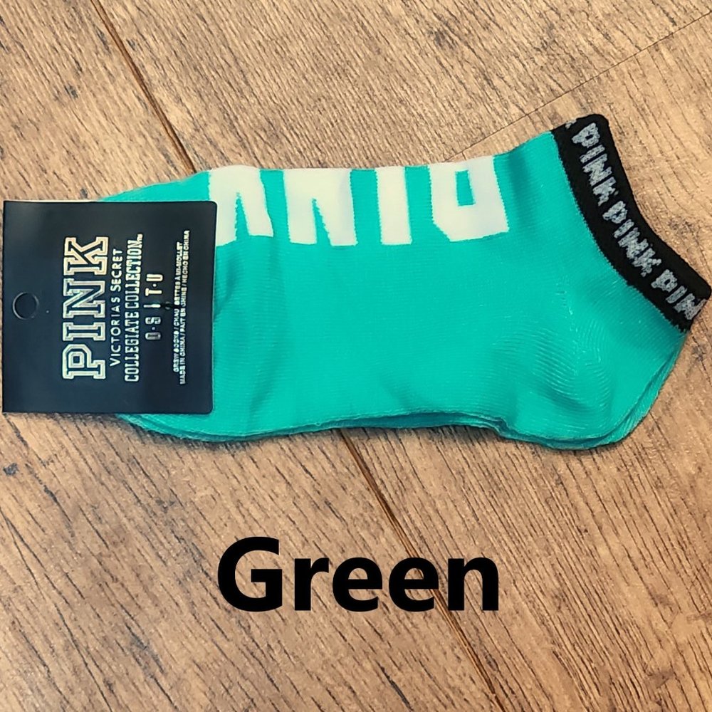 PINK - Women's Ankle Socks Collegiate Collection - NWT - Picture 3 of 13